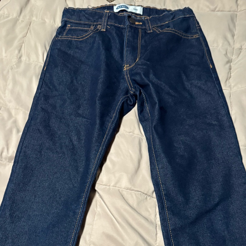 Old Navy girls's Deep Blue Straight Skinny Jeans
